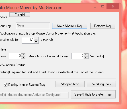 Feature of Mouse Moving Software